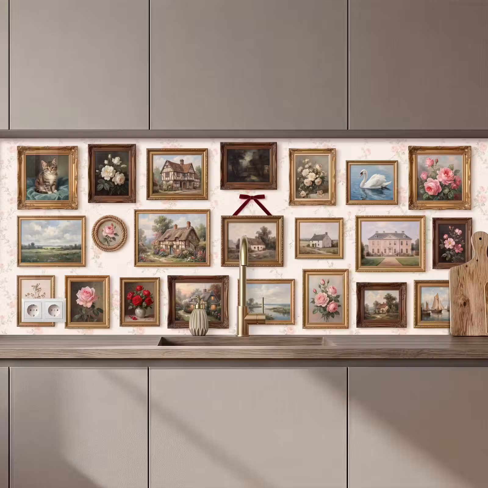 Keuken achterwand - Dier - Kat - Portret - Klassiek — 1