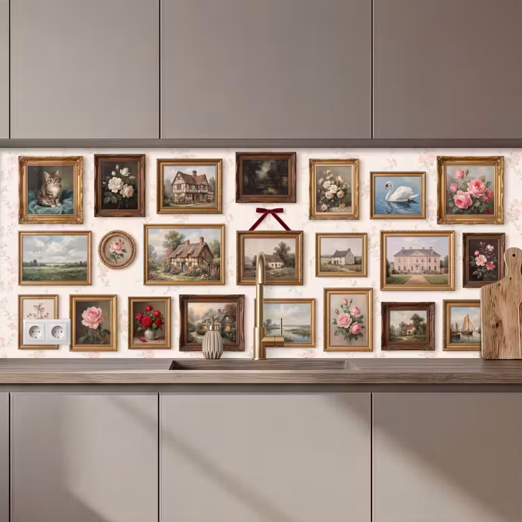 Keuken achterwand - Dier - Kat - Portret - Klassiek — 1