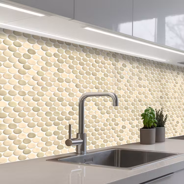 Keuken achterwand - Penny - Mozaïek - Zand — 2