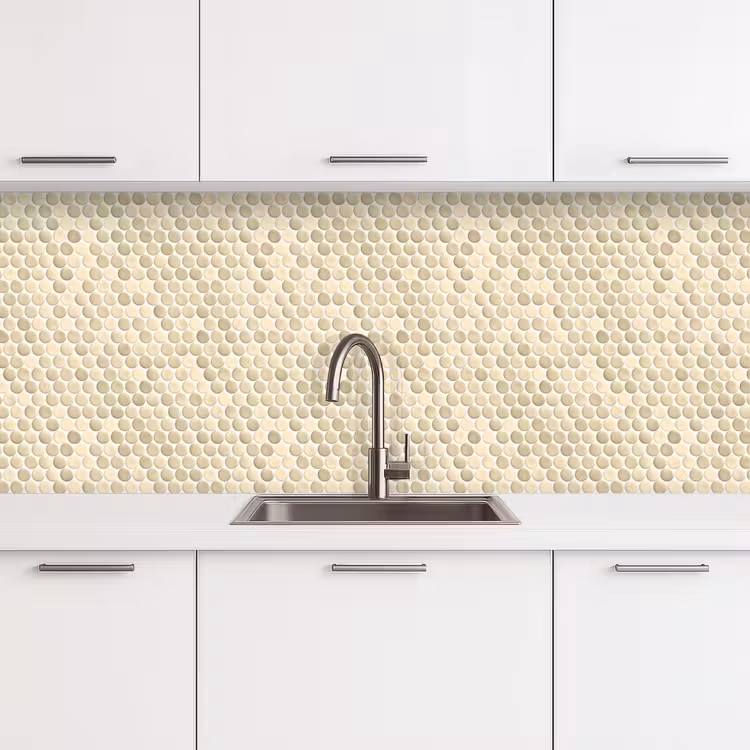 Keuken achterwand - Penny - Mozaïek - Zand — 4