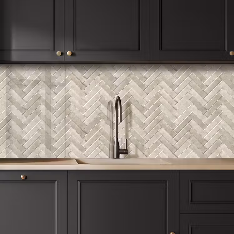 Keuken achterwand - Visgraat - Wandtegel - Beige — 6