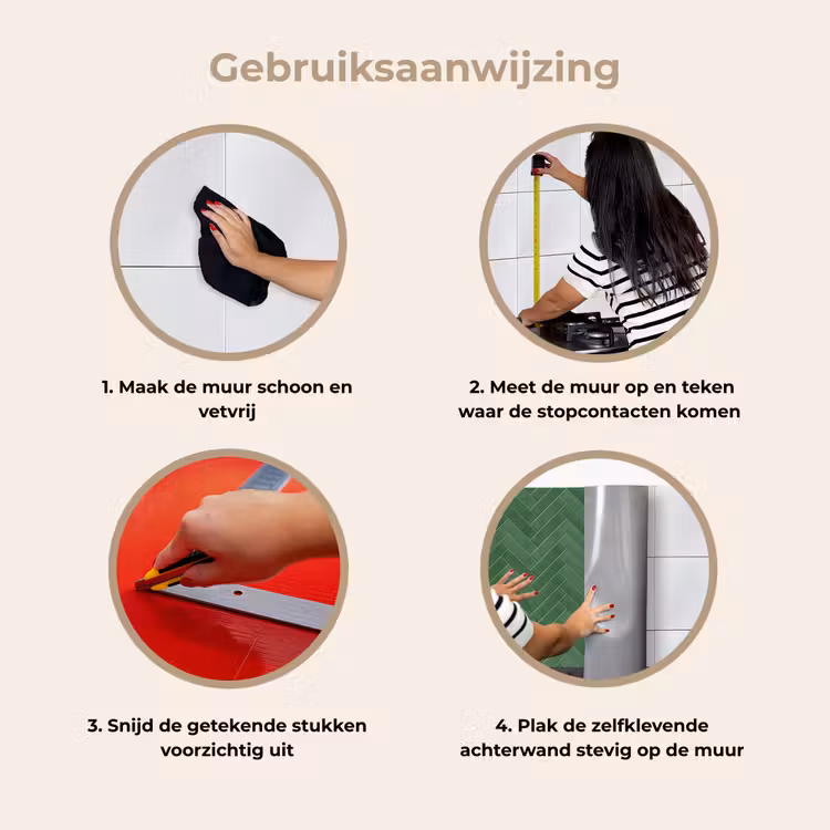 Keuken achterwand - Visgraat - Wandtegel - Bosgroen — 9