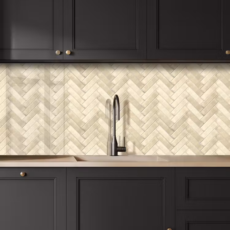 Keuken achterwand - Visgraat - Wandtegel - Licht Beige — 6