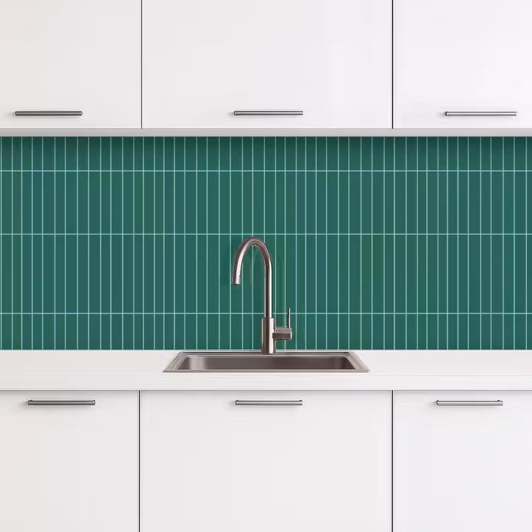 Keuken achterwand - Patroon - Tegel - Saliegroen — 4