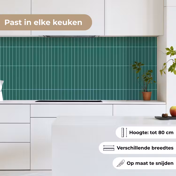 Keuken achterwand - Patroon - Tegel - Saliegroen — 7