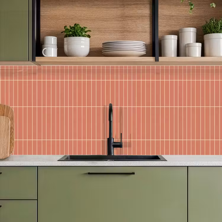 Keuken achterwand - Patroon - Tegels - Terracotta — 8
