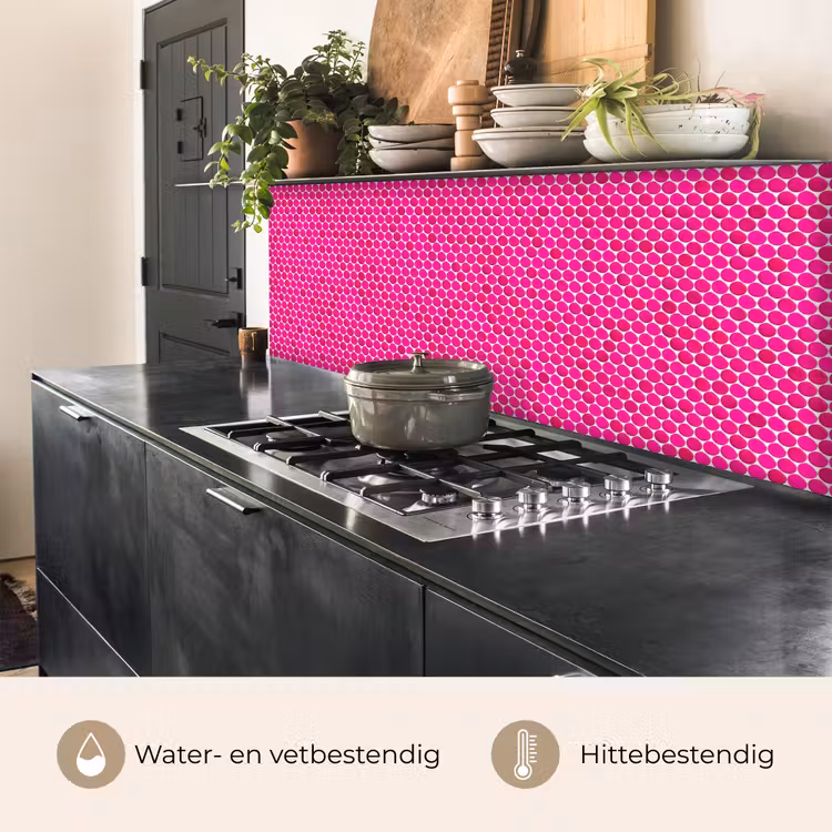 Keuken achterwand - Penny - Mozaïek - Felroze — 5