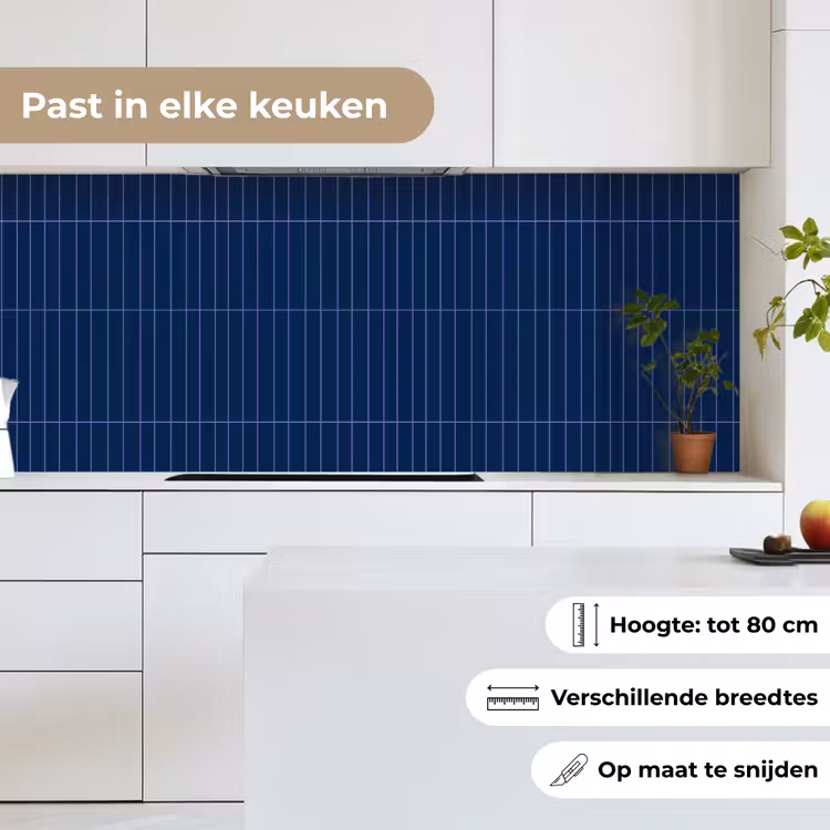 Keuken achterwand - Tegels - Langwerpig - Blauw — 7
