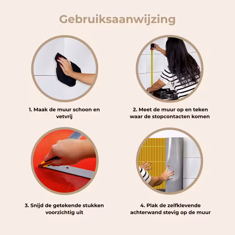 Keuken achterwand - Tegels - Verticaal - Mosterdgeel — 9