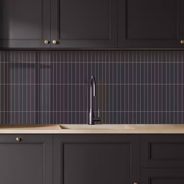 Keuken achterwand - Verticaal - Wandtegel - Donkergrijs — 6