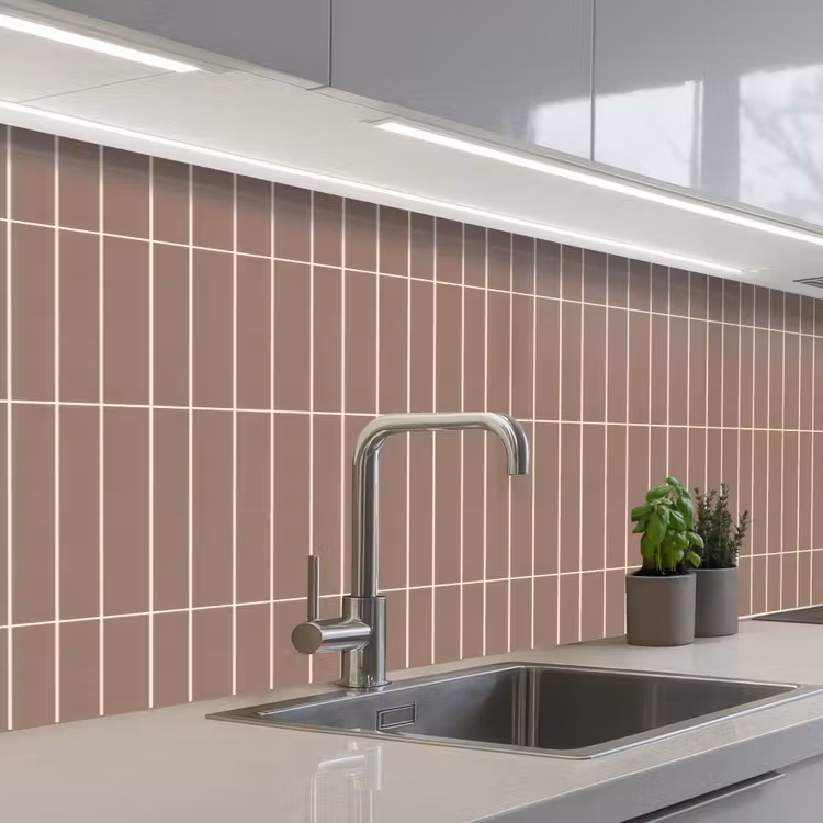 Keuken achterwand - Verticaal - Wandtegel - Terracotta — 2