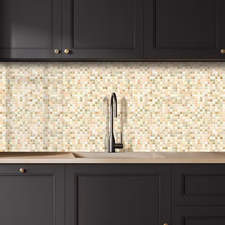 Keuken achterwand - Mozaïek - Patroon - Beige — 6