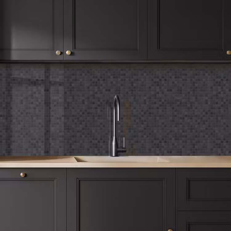 Keuken achterwand - Mozaïek - Patroon - Zwart — 6