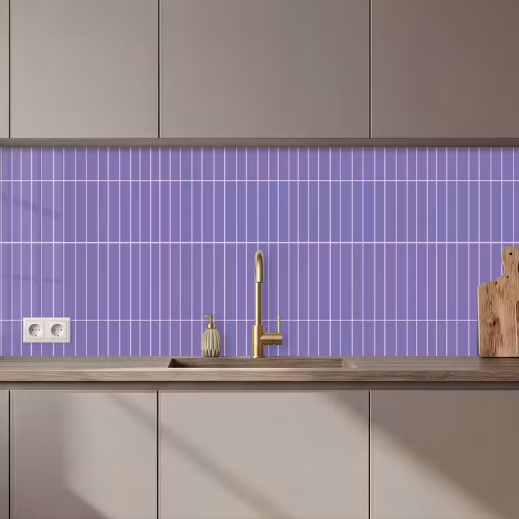 Keuken achterwand - Patroon - Tegel - Lila — 1