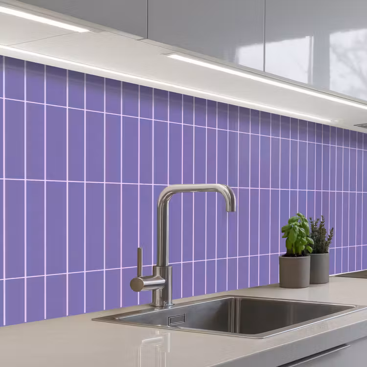 Keuken achterwand - Patroon - Tegel - Lila — 2