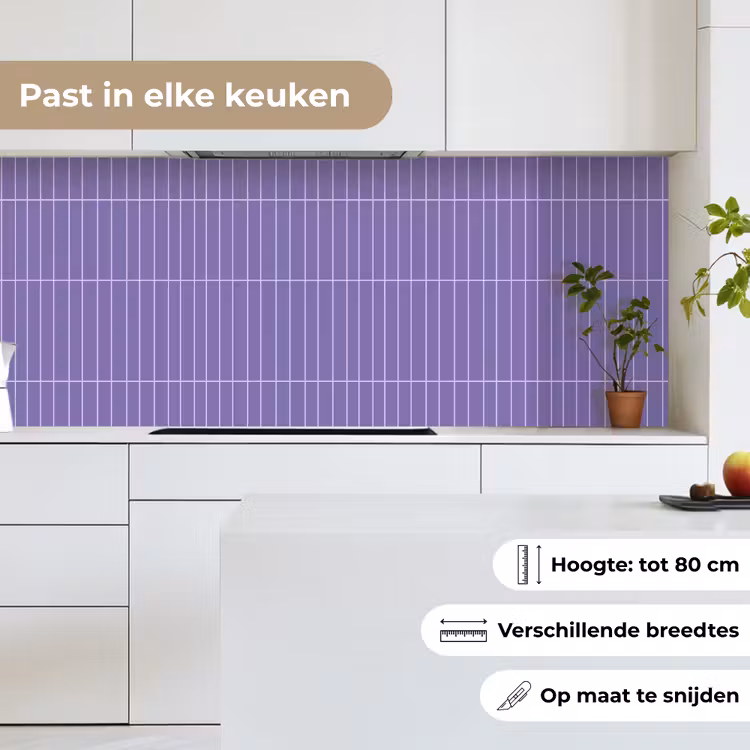 Keuken achterwand - Patroon - Tegel - Lila — 7