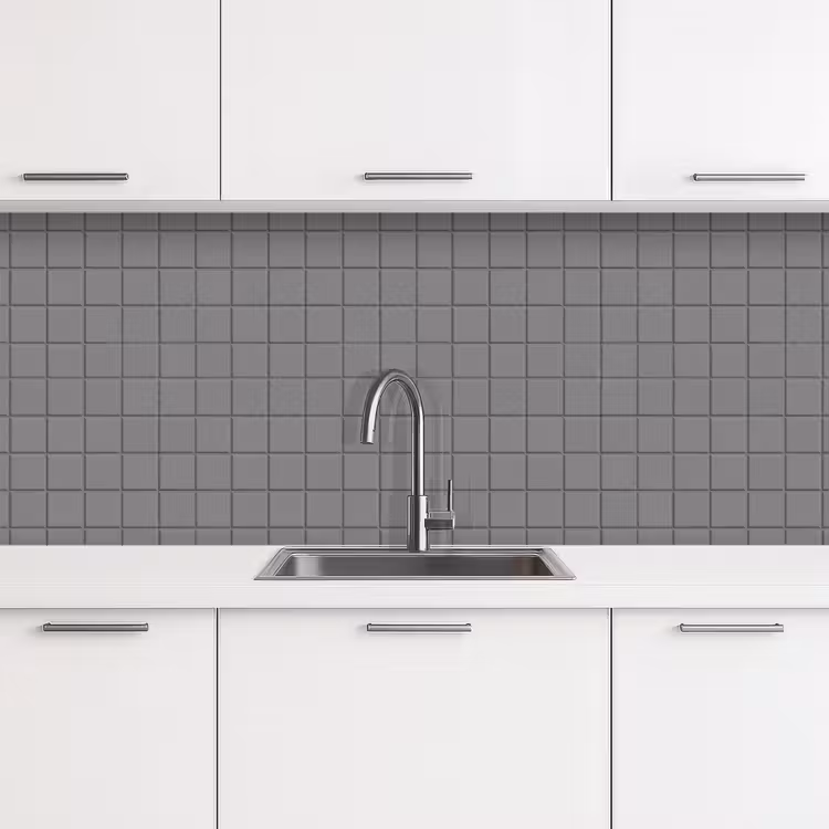 Keuken achterwand - Modern - Patroon - Grijs — 4