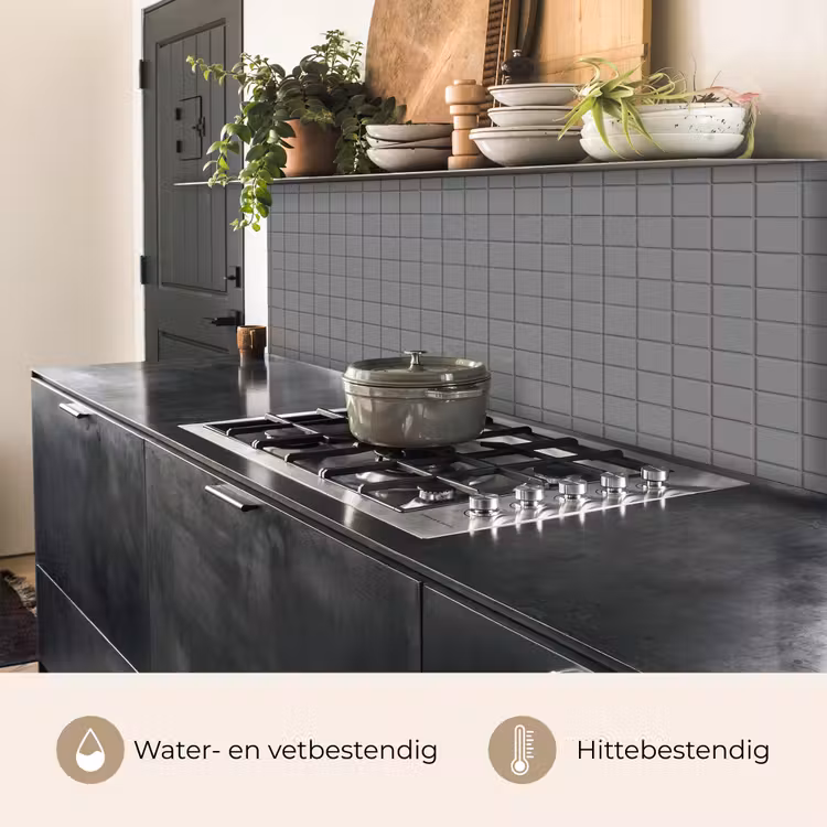 Keuken achterwand - Modern - Patroon - Grijs — 5