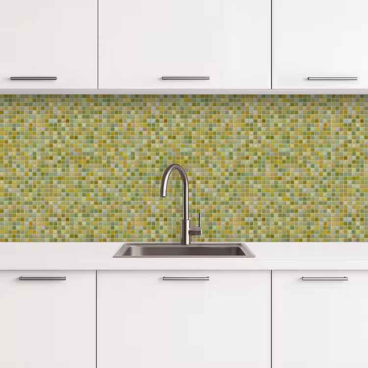 Keuken achterwand - Mozaïek - Patroon - Groen — 4