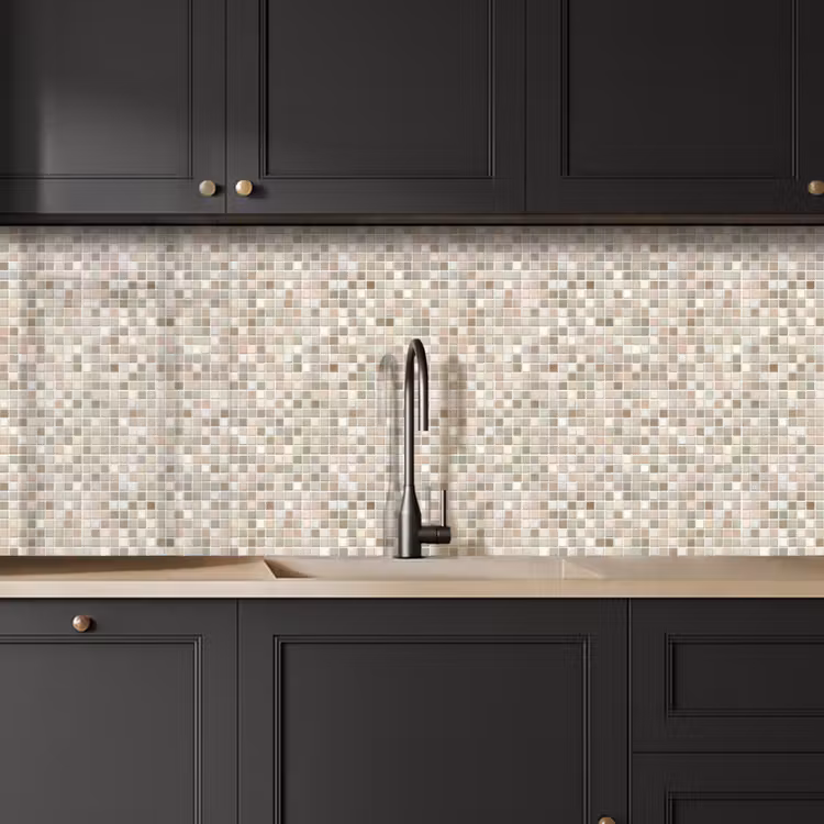 Keuken achterwand - Mozaïek - Patroon- Taupe — 6