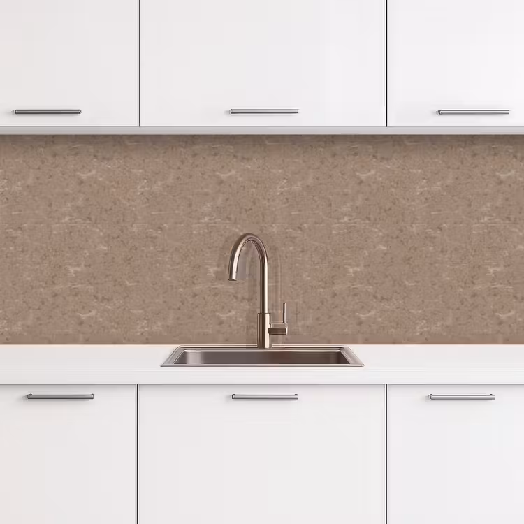 Keuken achterwand - Patroon - Kalksteen - Beige — 4