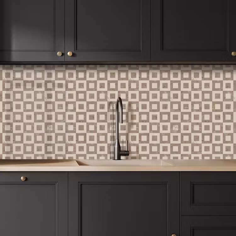 Keuken achterwand - Patroon - Marmer - Beige — 6