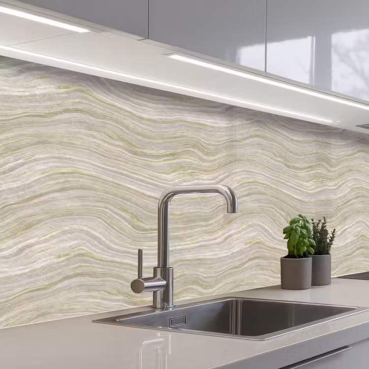 Keuken achterwand - Patroon - Sereen - Groen — 2