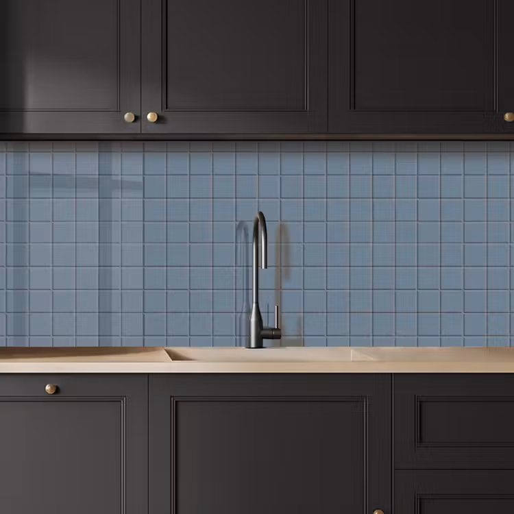 Keuken achterwand - Patroon - Tegel - Blauwgrijs — 6