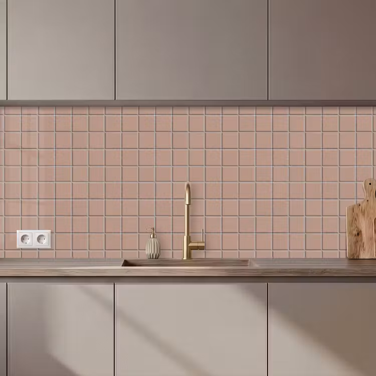 Keuken achterwand - Patroon - Tegel - Oudroze — 1