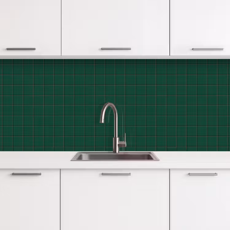 Keuken achterwand - Patroon - Tegels - Dennen - Groen — 4