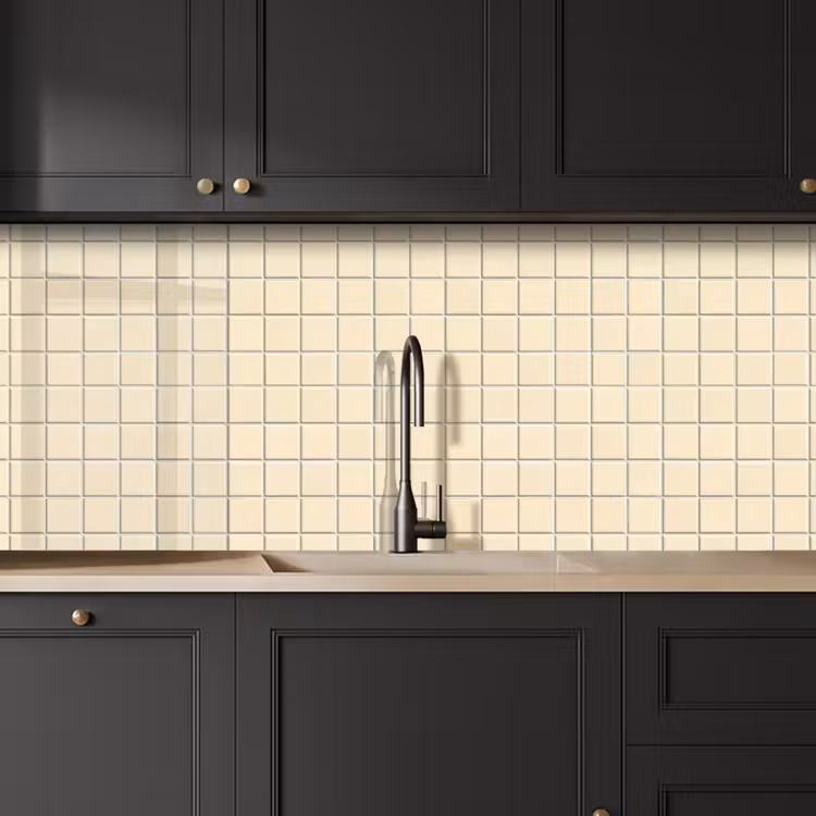 Keuken achterwand - Patroon - Tegels - Gebroken - Wit — 6
