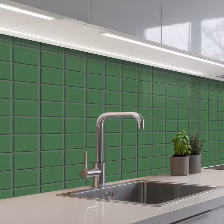 Keuken achterwand - Patroon - Tegels - Groen — 2