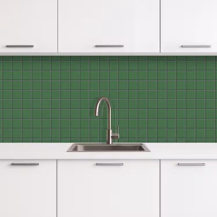 Keuken achterwand - Patroon - Tegels - Groen — 4