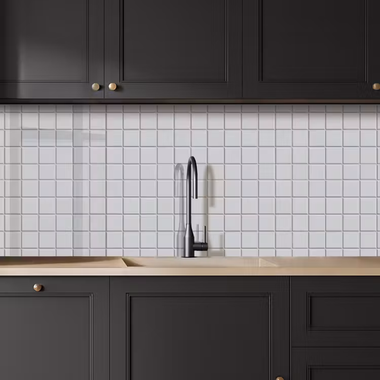 Keuken achterwand - Patroon - Tegels - Licht - Grijs — 6