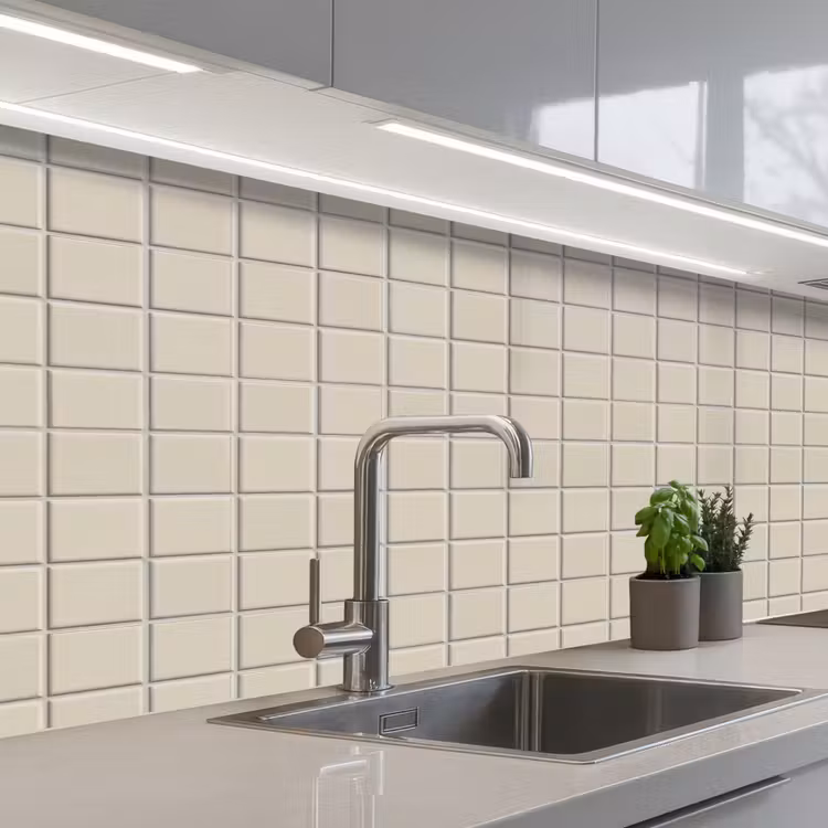 Keuken achterwand - Patroon - Tegels - Taupe — 2