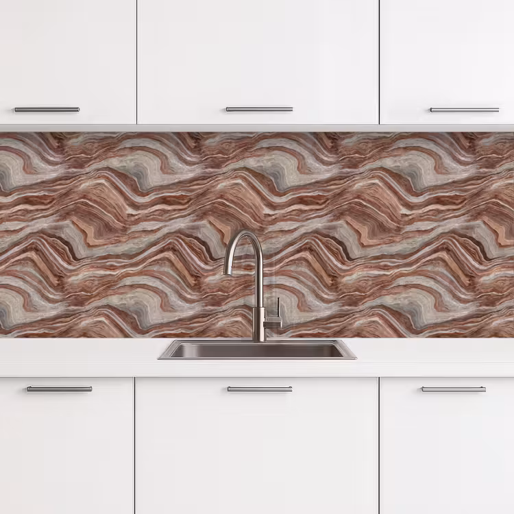 Keuken achterwand - Patroon - Zandsteen - Travertijn — 4