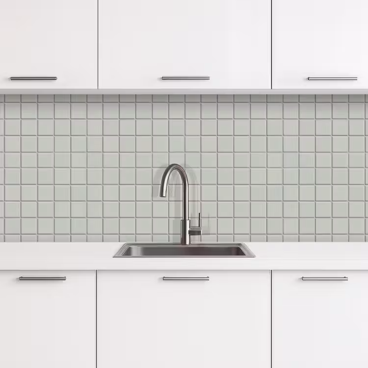Keuken achterwand - Tegel - Patroon - Lichtgroen — 4