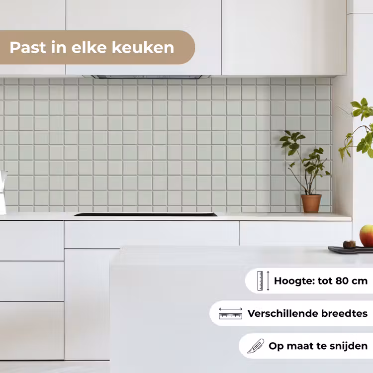 Keuken achterwand - Tegel - Patroon - Lichtgroen — 7