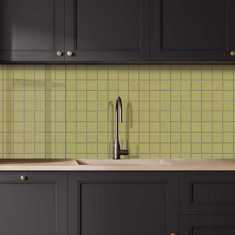 Keuken achterwand - Tegel - Patroon - Olijfgroen — 6