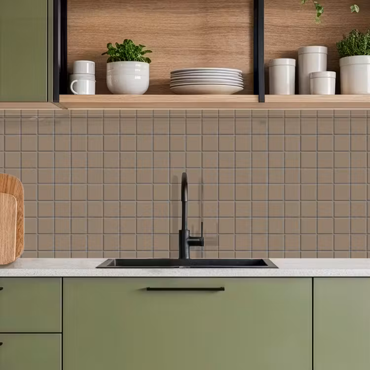 Keuken achterwand - Tegel - Patroon - Taupe — 8