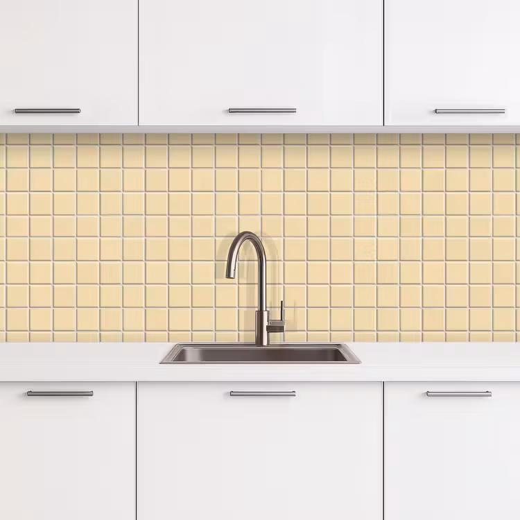 Keuken achterwand - Tegels - Patroon - Crème — 4