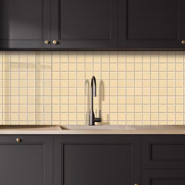 Keuken achterwand - Tegels - Patroon - Crème — 6