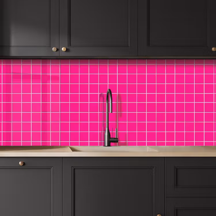 Keuken achterwand - Tegels - Vierkant - Fuchsia — 6