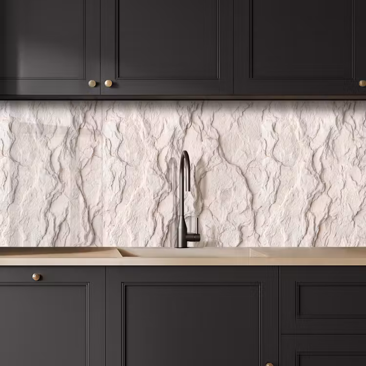 Keuken achterwand - Rots - Structuur - Natuur - Beige - Abstract — 6