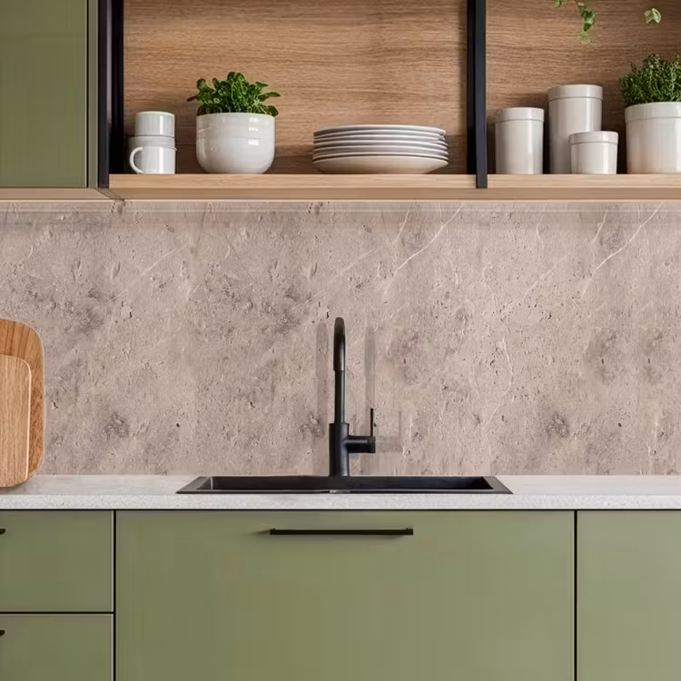Keuken achterwand - Textuur - Steen - Patroon - Rustiek - Beige — 8