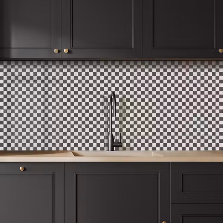 Keuken achterwand - Marmer - Patroon - Grijs — 6