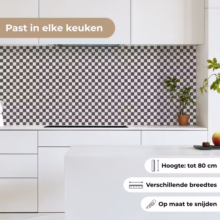 Keuken achterwand - Marmer - Patroon - Grijs — 7