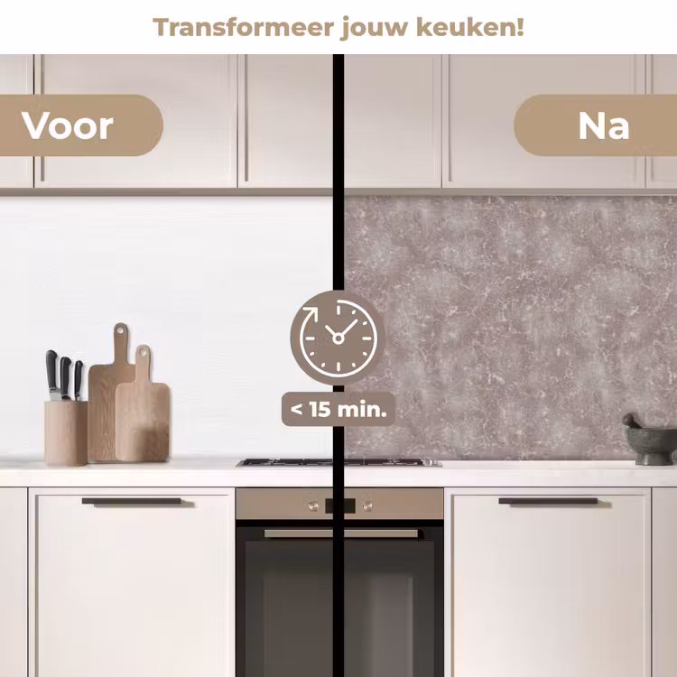 Keuken achterwand - Marmer - Patroon - Mauve — 3