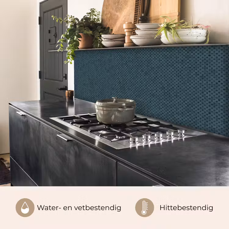 Keuken achterwand - Patroon - Mozaïek - Groen — 5
