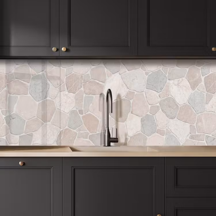 Keuken achterwand - Steen - Patroon - Textuur - Beige — 6